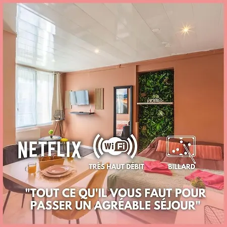 L'imperial - Netflix I Billard I Wifi I Centre-ville - Cosy & Confort & Design Anzin